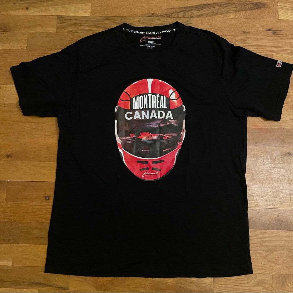 Montreal Canada Racing Graphic Tee - Black